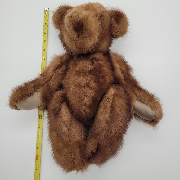 VINTAGE | handmade jointed mink fur teddy bear - Picture 4 of 5